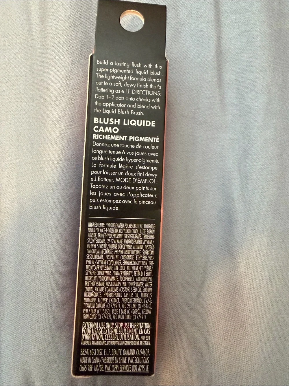 e.l.f. Camo Liquid Blush, Dusty Rosé, 0.13 fl oz